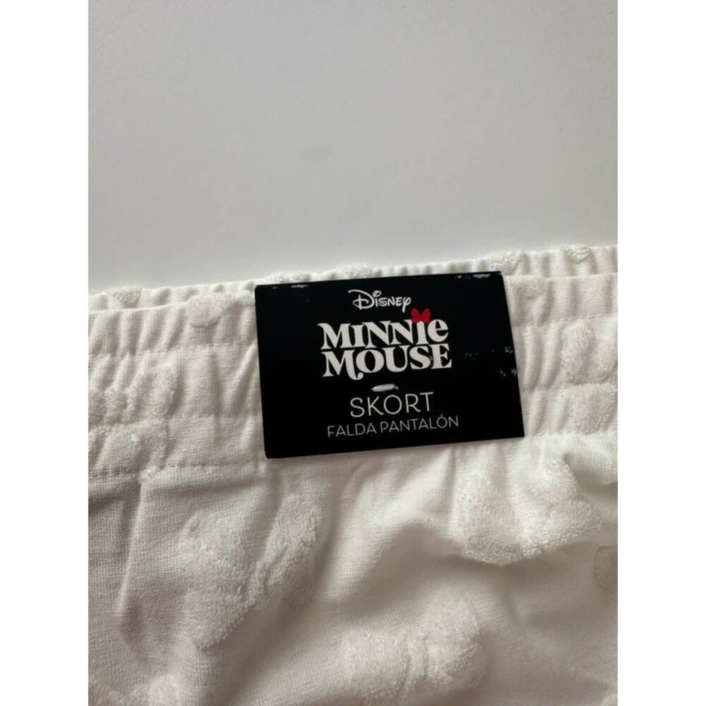 White Terry Mini Mouse Skort